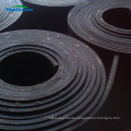 black Smooth surface Nylon Fabric reinforced rubber sheet